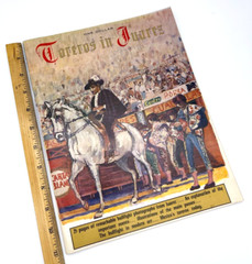 Toreros in Juarez Photos of Bullfighting Illustrations 36 pages Vintage 1960’s