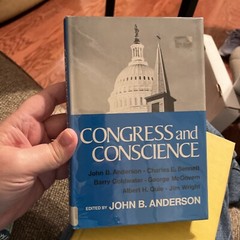 Congress and Conscience by John Anderson-HCDJ-1st Edition