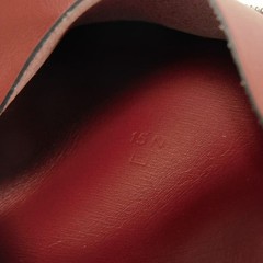 HERMES Agenda Zip Notebook cover Smooth Leather Bordeaux Card Case Zip Aro…