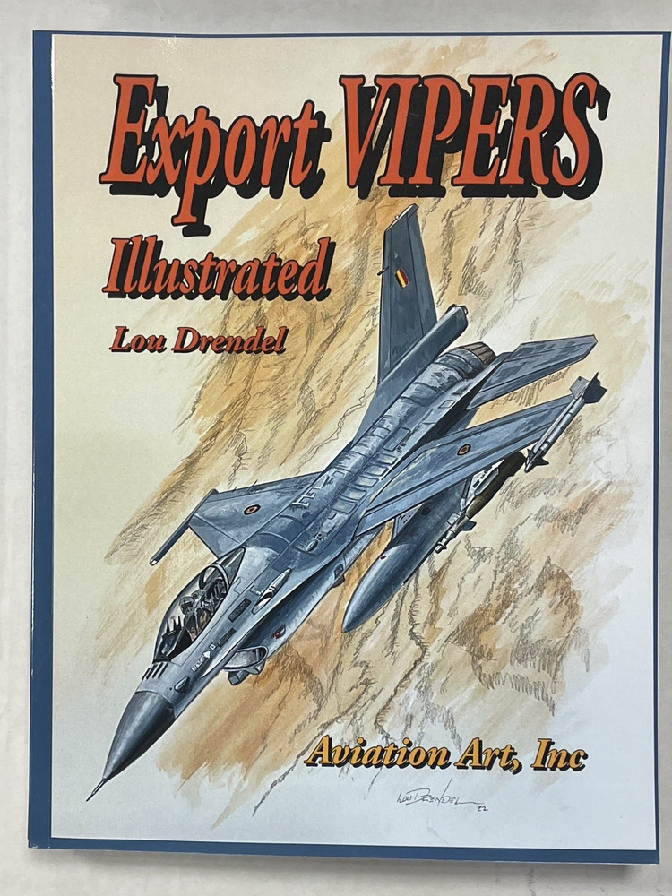 Export Vipers Illustrated – Aviation Art, Inc., SB 128 pages, 2022