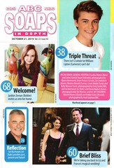 ABC Soaps In Depth Magazine October 21 2019 James Patrick Stuart Cynthia Watros