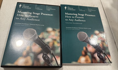 The Great Courses Mastering Stage Presence DVD 4 Disc Set & Guidebook