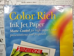 Avery Color Rich/Matte Coated Inkjet Paper 98 Bright 28LB 80Sheets 8.5″ x 11″