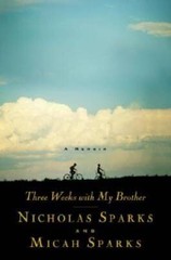 Three Weeks with My Brother – Hardcover By Sparks, Nicholas – GOOD