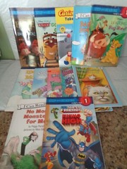 (12) Level 1 – Softcover Children’s Boy’s Books – Lion King – George – Cars