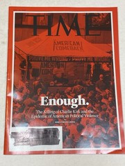 Time Magazine Sep 29 2025 Enough Charlie Kirk Killing Political Violence Sudan