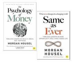Morgan Housel 2 Books Collection Set Same as Ever, Psychology of Money Paperback
