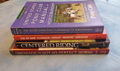 Horse Equestrian Books Riding Training Dressage Horsemanship Lot of Four