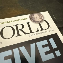 COIN WOULD MAGAZINE July 2025. High Five, 5 oz Silver.