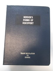 Benders Forms of Discovery Vol 10 Interrogatories Law Statute Book Reference