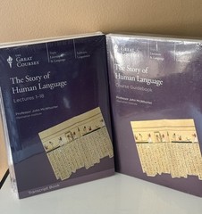 THE GREAT COURSES-Story of Human Language 6-disc DVD/Guide/Lectures Book NEW