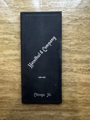 Hornthal & Company Chicago, Ill. Hardcover Casket Fabric Sample Book