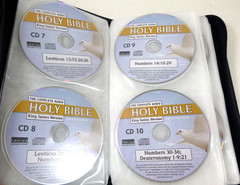 Complete Holy Bible-Old & New Testament KJV-Audio Book on 60 CDs w/ Zip Case