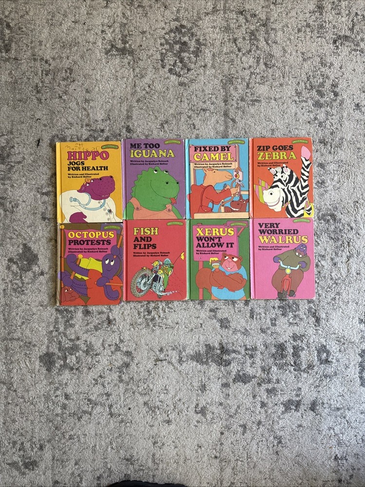 8 Sweet Pickles Books 8 1/4″ x 6 1/2″ Camel Xerus Hippo Zebra