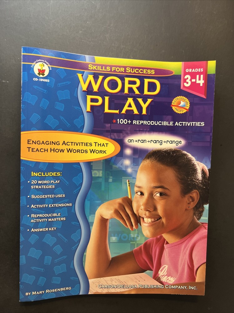 Skills for Success Ser.: Word Play 3-4 by Carson-Dellosa Publishing Staff (2004,