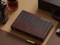 Biblia Letra Súper Gigante 19 puntos RV1960, imit piel café geométrico Con Índic