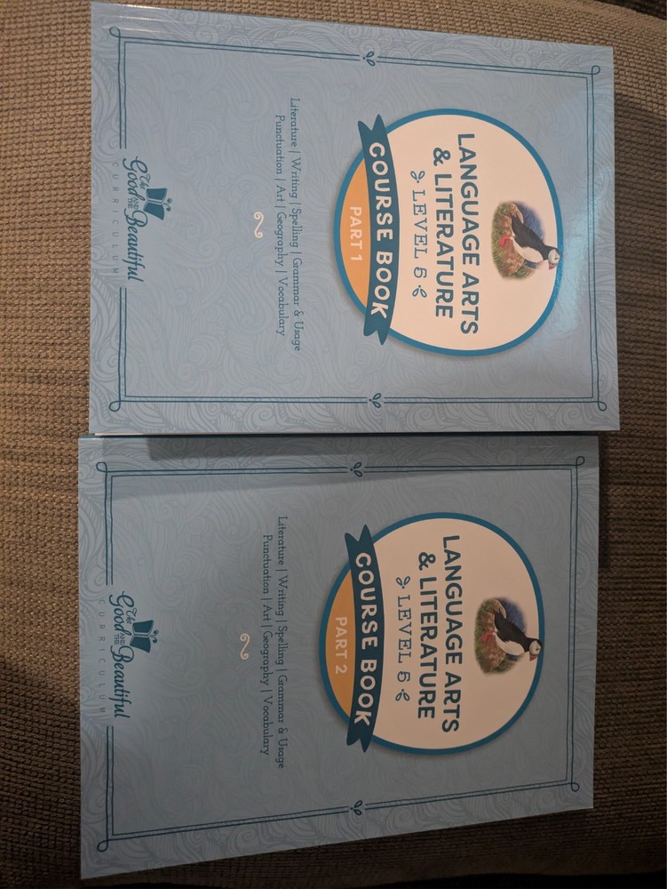 good and beautiful language arts level 5 2026 edition brand new