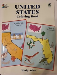 Dover American History Coloring Bks.: United States Coloring Book by Winky Adam