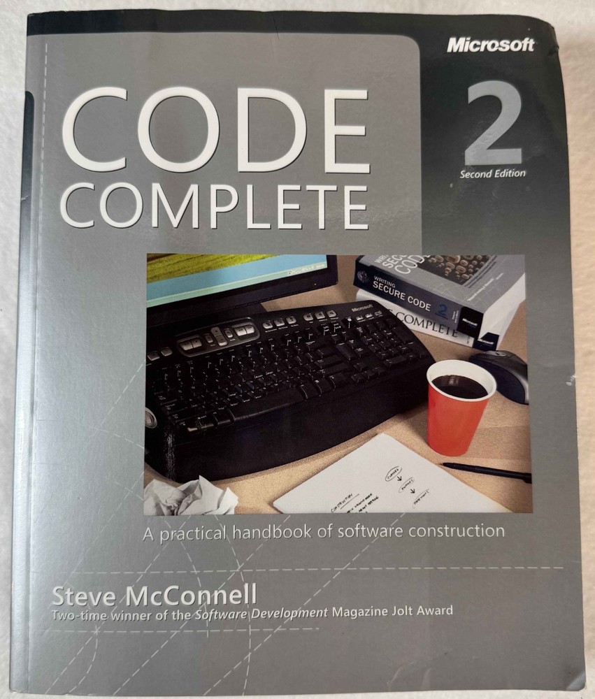 Code Complete 2nd Edition Steve McConnell Microsoft Press Softcover