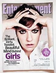 2013 February 8 Entertainment Weekly Magazine HBO Girls Lena Dunham Kevin Spacey