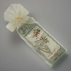 Keepsake Bookmark Alda’s Forever Rose Silvertone Small Vintage 2.5″ Made In USA