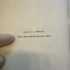 RARE SPELLING ERROR “Harry Potter and the Chamber of Secrets” 1st/1st Rowling