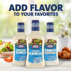 Kraft Classic Ranch Dressing, 16 fl oz Bottle 16 Fl Oz (Pack of 1)