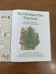 The Christmas Tree That Grew Vintage Children’s Little Golden Book 1989 HC
