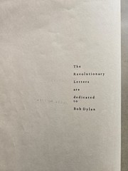 Original 1968 Diane Di Prima REVOLUTIONARY LETTERS 34 Poems Folio 8.5″ x 14″