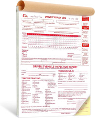 8.5X11Inch 2-In-1 Driver Log Books for Truckers Dot Log Book Driver Vehicle