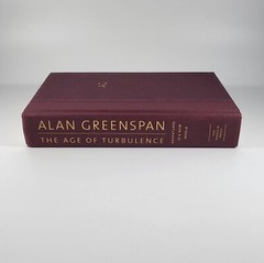 ALAN GREENSPAN The Age of Turbulence Adventures in New World SIGNED 1ST Ed HCDJ