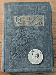 Antique Miniature Book Daily Food for Christians ,T.Y. Crowell