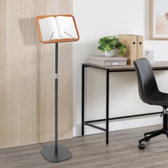 Adjustable Music Stand,Wood Book Stand & Desktop Stand,Floor Bible Holder Stand