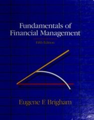 Fundamentals of Financial Management Hardcover Eugene F. Brigham