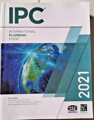 2021 IPC International Plumbing Code IPC 2021 Paperback Free Shipping