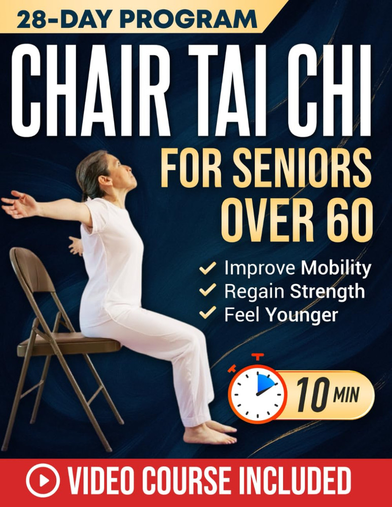 Chair Tai Chi for Seniors Over 60: Safe & Easy 10-Minute Daily Seated Flows to I
