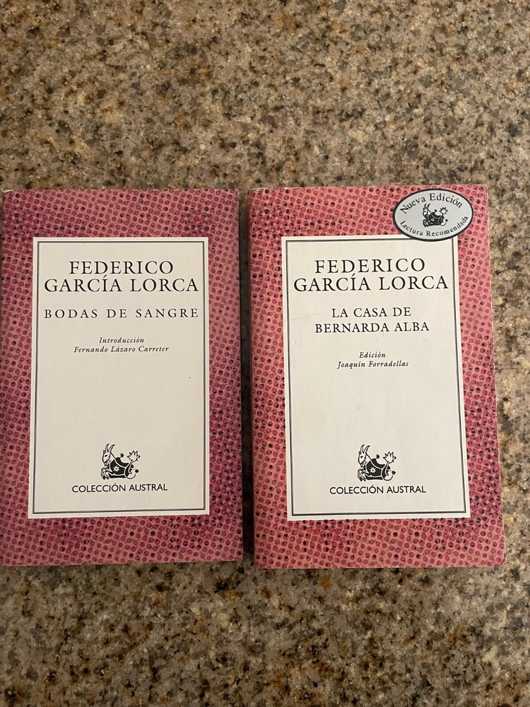 Bodas de Sangre & La Casa de Bernarda Alba by Garcia Lorca in Spanish