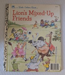 Vintage Little Golden Book “Lion’s Mixed-Up Friends” 1987