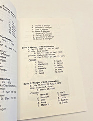 Harry Jacob Shirk Family History Family Schiirch Genealogy 30 Pages 1999 Book
