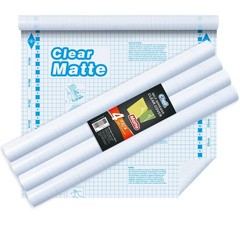4 Pack Matte Clear Contact Paper Rolls Self Adhesive Book Covers