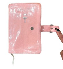 Thomas Nelson ICB Princess Bible 4.25”x6.5” Sparkey Pink Glitter Color