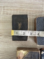 Lot of 7 Antique Vintage Religious Books/Bibles Compact Pocket Size 1800s-1900s