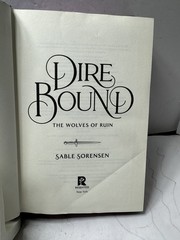 D-luxe limited edition hardcover DIRE BOUND Sable Sorensen Wolves of Ruin
