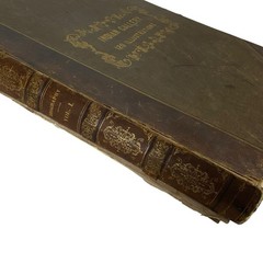 Extra Large 20 x 15 Antique Book Indian Tribes Of North America NO Illustrations