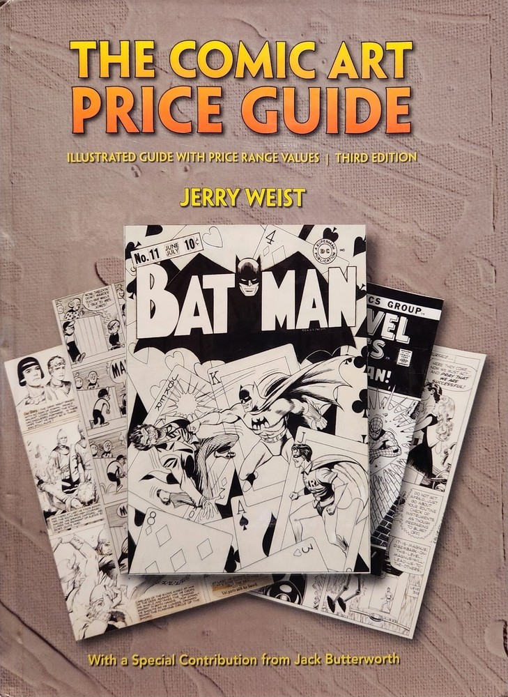THE COMIC ART PRICE GUIDE hc book 3rd edition JERRY WEIST 572 pages Illustrated