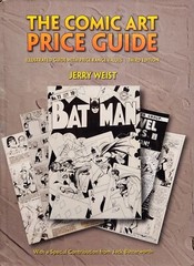 THE COMIC ART PRICE GUIDE hc book 3rd edition JERRY WEIST 572 pages Illustrated