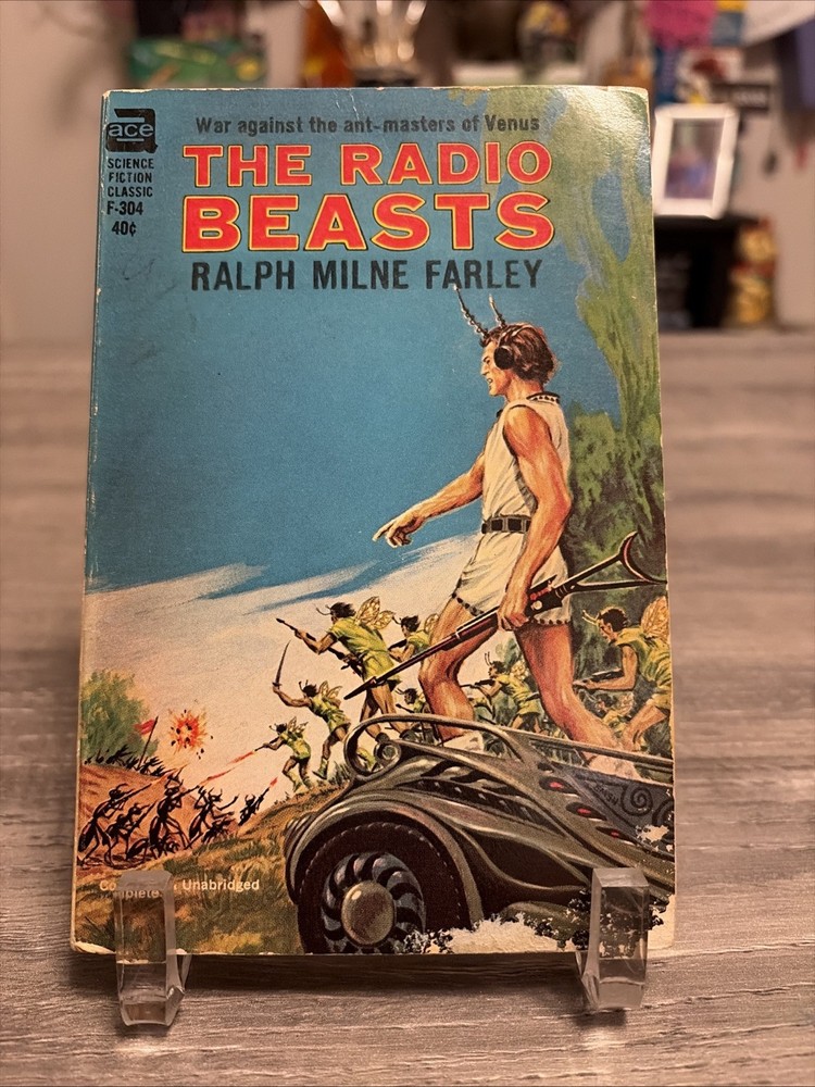 1964 The Radio Beasts Ralph Milne Farley Ace F-304 1st ed paperback VF