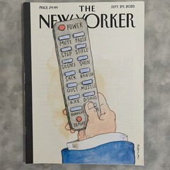 The New Yorker Sept 29 2025 Trump Remote Control Barry Blitt Fall Books