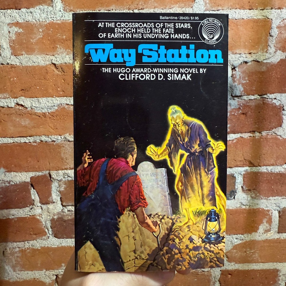 Way Station – Clifford D. Simak – 1980 Del Rey Paperback – H.R. Van Dongen Cover