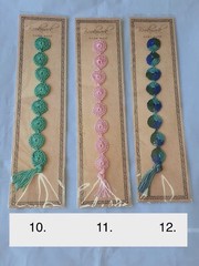 Bookmark Handmade $8.99 each. Crocheted Marcadores De Libro